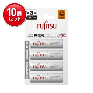 �y�ň�����I�܂Ƃߔ���×10�_�Z�b�g�zFUJITSU �[�d�r �P3�` HR-3UTC (4B) min.1900mAh 4�p�b�N