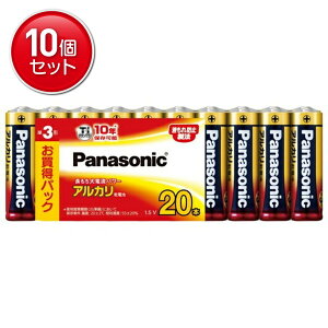 �y�ň�����I�܂Ƃߔ���×10�_�Z�b�g�z�p�i�\�j�b�N �p�i�\�j�b�N �A���J�����d�r �P3�` 20�{�p�b�N LR6XJ/20SW �@(4984824723887)