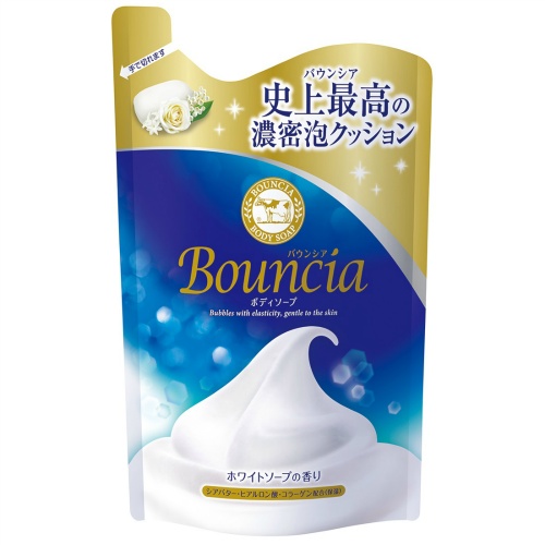 牛乳石鹸 バウンシア ボディソープ 詰替用 400mL　ホワイトソープの香り(4901525008266)※パッケージ変更の場合あり