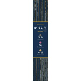 日本香堂 かゆらぎ アソート沈香・桜・白檀スティック 3種×15本入 香立付