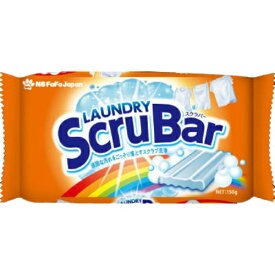 【送料無料・まとめ買い×10個セット】ファーファ ランドリースクラバー (LAUNDRY ScruBar) 固形洗剤 150g