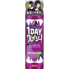 【まとめ買い×3点セット】ホーユー ビューティーン 1DAYクレイジー! ナイトメアパープル 35g