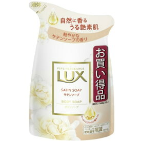 【送料込・まとめ買い×10点セット】ユニリーバ ラックス ボディソープ 軽やかなサテンソープの香り つめかえ用 300g