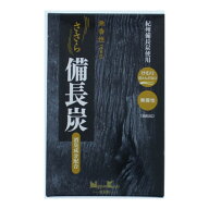 【送料込・まとめ買い×3点セット】日本香堂 ささら 備長炭 無香性 大型 バラ詰 240g