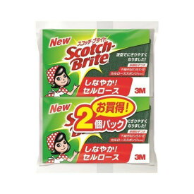 【まとめ買い×3点セット】住友スリーエム スコッチブライト セルロース スポンジ たわし C-31S 2PM 2個入