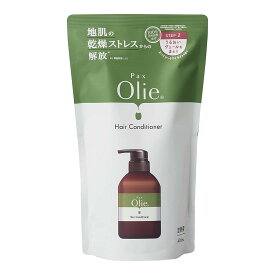 【送料込・まとめ買い×12点セット】太陽油脂 Pax Olie パックス オリー ヘア コンディショナー 詰替用 400ml