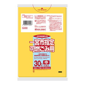 日本サニパック 一宮市指定袋 可燃ごみ用 30L 10枚入 ごみ袋