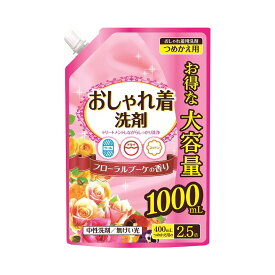 【令和・早い者勝ちセール】日本合成洗剤 おしゃれ着 洗剤 つめかえ用 大容量 1000ml