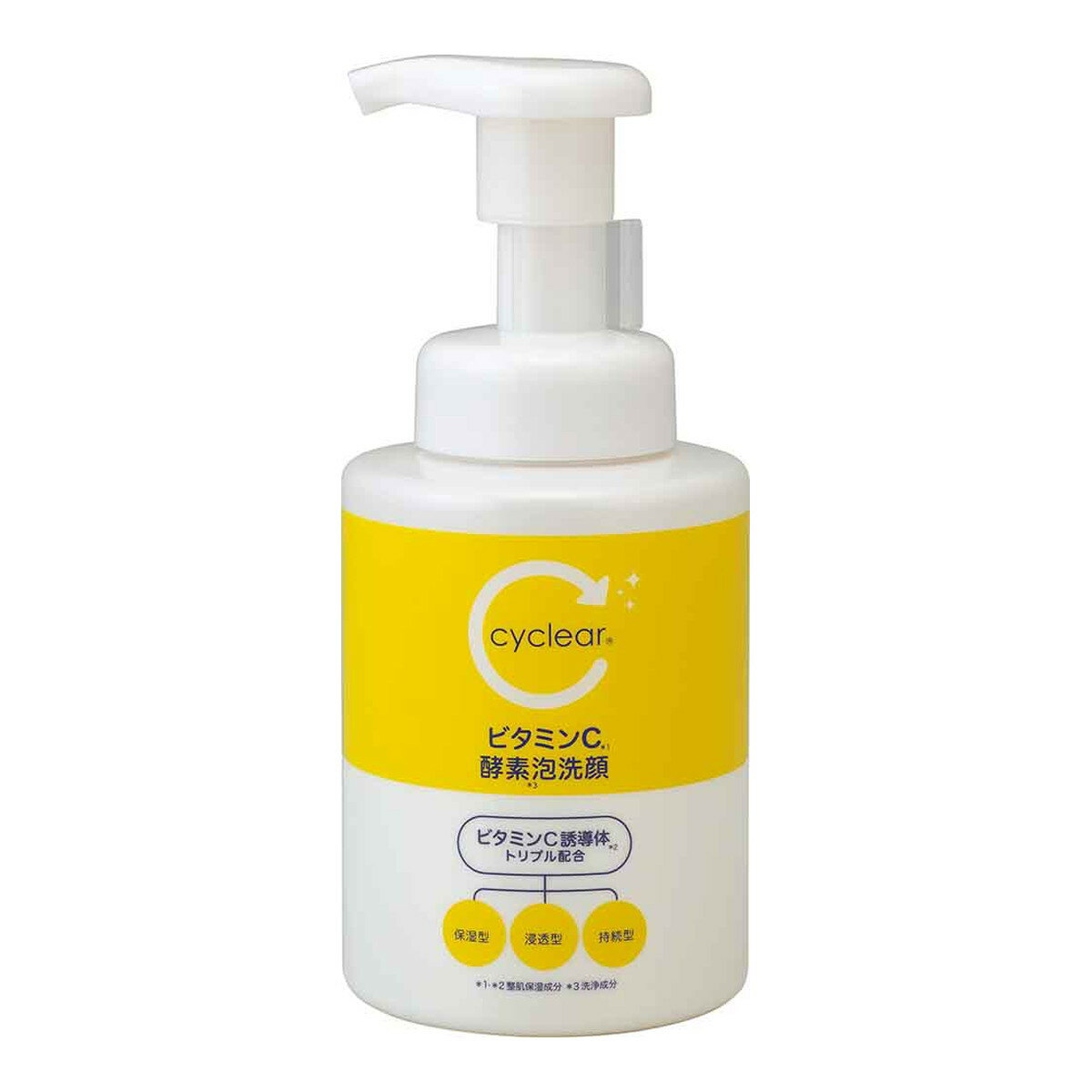 熊野油脂 cyclear ビタミンC 酵素泡洗顔 300ml 洗顔フォーム