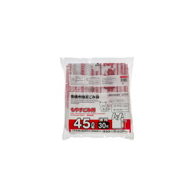 【送料込・まとめ買い×10個セット】ジャパックス TYH46 豊橋市指定ごみ袋 もやすごみ用 45L 手付き 30枚