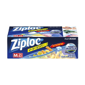【1点限り！令和お試し価格】旭化成ホームプロダクツ ジップロック イージージッパー M 大容量品 25枚入