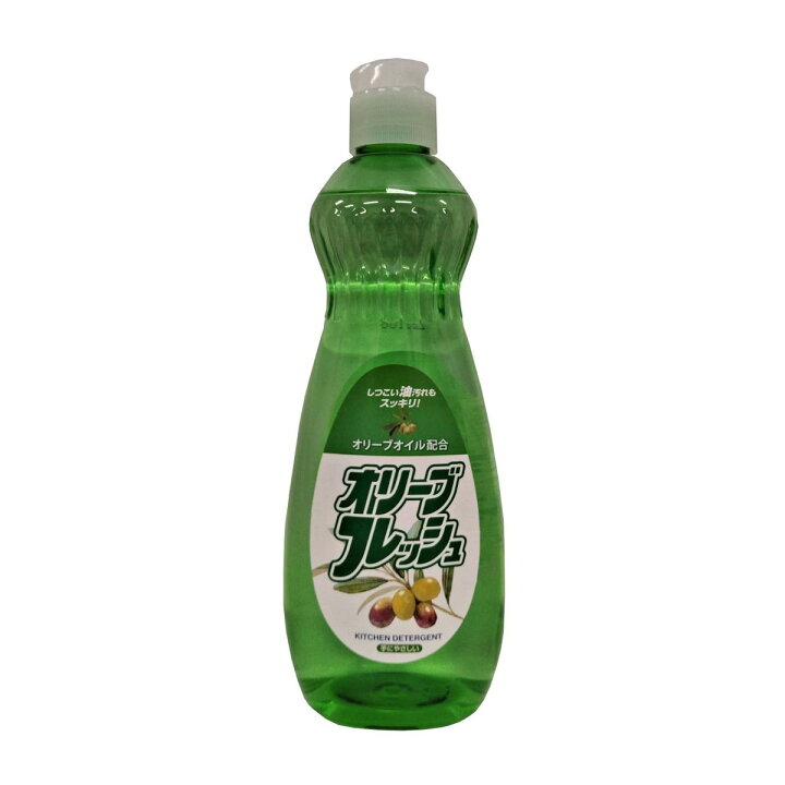 楽天市場】ロケット石鹸 オリーブフレッシュ 600ml 台所用洗剤 : 姫路 