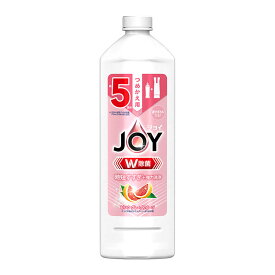 【送料込・まとめ買い×8点セット】P&G ジョイ JOY W除菌ジョイ コンパクト ピンクグレープフルーツの香り 特大 つめかえ用 670ml