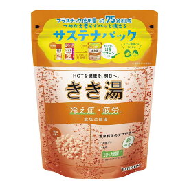 【送料込・まとめ買い×5個セット】バスクリン きき湯 食塩炭酸湯 360g 薬用入浴剤