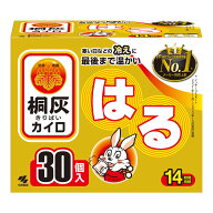 【送料込・まとめ買い×5個セット】小林製薬 桐灰カイロ はる 30個入