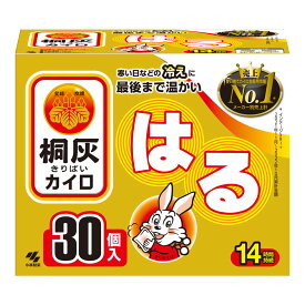 【令和・早い者勝ちセール】小林製薬 桐灰カイロ はる 30個入