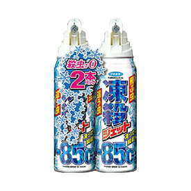 【数量限定・お得2P】フマキラー 凍殺ジェット 300ml×2本 殺虫スプレー（4902424448665）※パッケージ変更の場合あり