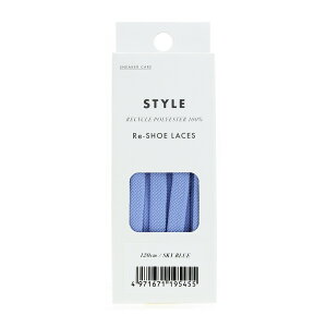 �y�������E�܂Ƃߔ���×4�_�Z�b�g�z�R�����u�X SNEAKER CARE Re-SHOE LACES 120�Z���` �X�J�C�u���[ 1���� 2�{���� �C�Ђ�