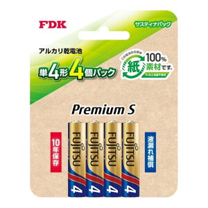 �y�������E�܂Ƃߔ���×8�_�Z�b�g�zFDK FUJITSU PremiumS �A���J�����d�r �T�X�e�B�i�p�b�N �P4�` 4�p�b�N LR03PS 4SB