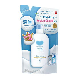 牛乳石鹸共進社 カウブランド 無添加 ボディソープ 詰替用 液体タイプ 380ml