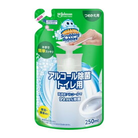 【令和・早い者勝ちセール】ジョンソン スクラビングバブル アルコール除菌 トイレ用 つめかえ用 250ml