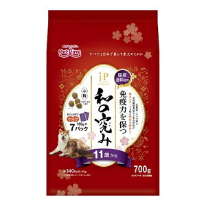 【送料込・まとめ買い×10個セット】ペットライン JPスタイル 和の究み 小粒 11歳から 700g