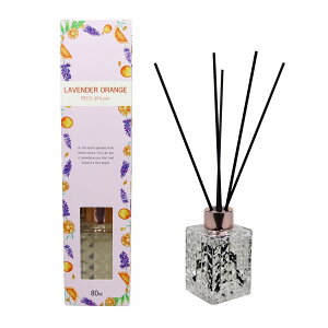 【送料込・まとめ買い×10個セット】富士 リードディフューザー ラベンダーオレンジ 80ml