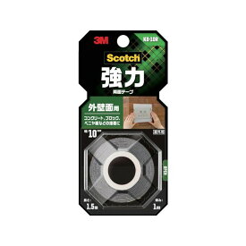 【送料込・まとめ買い×5個セット】3M スコッチ 強力 両面テープ 外壁面用 10mm×1.5m