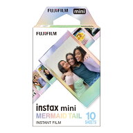 【数量限定】富士フイルム インスタントカメラ チェキ用フィルム 10枚入 絵柄 マーメイドテイル INSTAX M…