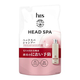 【夜の市★合算2千円超で送料無料対象】P&G 深ヘッドスパ byh&s エイチアンドエス アドバンスドエイジングケア シャンプー つめかえ 350g