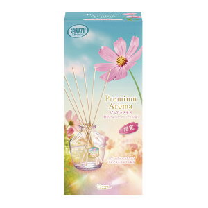 【送料込・まとめ買い×14個セット】エステー お部屋の 消臭力 Premium Aroma Stick プレミアムアロマ スティック 本体 ピュアコスモス 65mL 消臭 芳香剤
