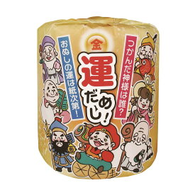 【送料込・まとめ買い×100個セット】林製紙 金運アップ!運だめしロール トイレットペーパー