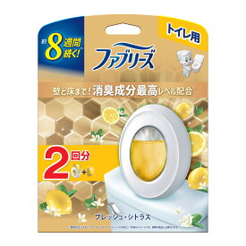 P&G ファブリーズ トイレ用 消臭剤 プレミアムシリーズ フレッシュシトラス 本体 + 詰替