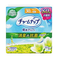 チャームナップ 吸水さらフィ 消臭+抗菌タイプ 30cc 80枚入 パッド 尿ケア 尿取りパッド ユニ・チャーム
