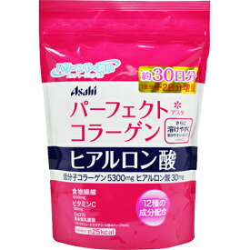 【送料込】アサヒヘルスケア パーフエクト アスタコラーゲン パウダー 詰替え 225g 1個