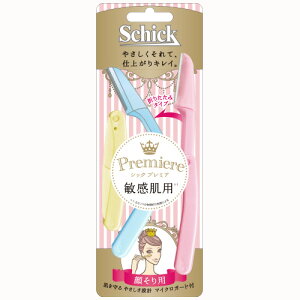 【まとめ買い×3点セット】シック プレミア敏感肌用 折りたたみタイプ Lディスポ 3本入 顔そり用