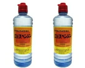 【送料込・まとめ買い×2】恵美須薬品化工　ハクキンカイロ指定 エビスベンジン 500ml×2点セット　ポリ製ボトル入り（ハクキンカイロ専用設計のベンジン）（4968276026185）※パッケージ変更の場合あり