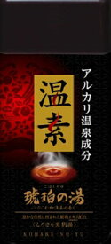 【アース製薬】温素　琥珀の湯　600g 本体 ( オンソ　ボトル入り入浴剤　お風呂 ) ( 4901080555212 )