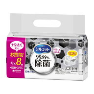 ＼楽天SS／ ユニ・チャーム シルコット 99.99%除菌アルコールタイプ ウェットティッシュ 詰替 40枚×8個…