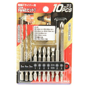 �y�������E�܂Ƃߔ���×4�_�Z�b�g�zE-Value �����h����&�r�b�g�Z�b�g BS-6 10PCS