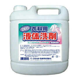 【送料込・まとめ買い×004】ロケット石鹸　DEO 衣料用 液体洗剤 4L ×004点セット（4903367305343）