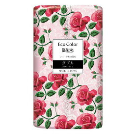 【送料込・まとめ買い×8】丸富製紙 エコカラー 花束 ダブル 25m×12ロール入 × 8点セット（計96ロール　トイレットペーパー12RW）（4902727011528）