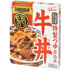 グリコ　DONBURI亭　牛丼 160g レトルト (食品　牛どん　どんぶり)(4901005246003)