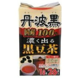 大阪ぎよくろえん 丹波黒100％ 濃く出る黒豆茶 6g×26包 （健康茶）( 4901223313198 )