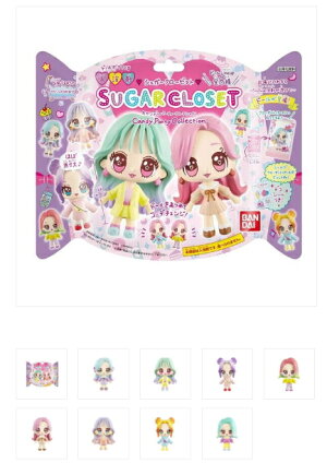 楽天市場 送料込 まとめ買い ４ バンダイ シュガークローゼット キャンディパーティーコレクション ドールがでてくる入浴剤 フリージアのかおり デコシール付き ４点セット 全８種類からランダム 中身は選べません 姫路流通センター