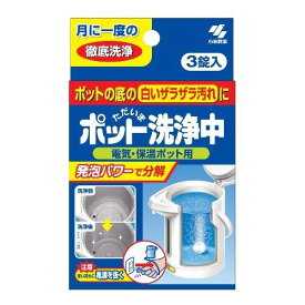 【送料無料・まとめ買い×3】小林製薬　ポット洗浄中 25g×3錠　 ( ポット用洗浄剤 ) 電気・保温ポット用×3点セット ( 4987072141007 )