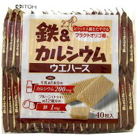 井藤漢方製薬 鉄&カルシウムウエハース 40枚入
