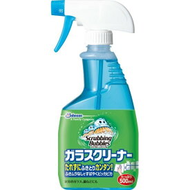 ジョンソン スクラビングバブル　ガラスクリーナー　本体　500ML　弱アルカリ性 ( 4901609002371 )