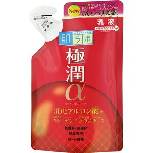 ロート製薬肌ラボ極潤αハリ乳液つめかえ用140ml(4987241148523)