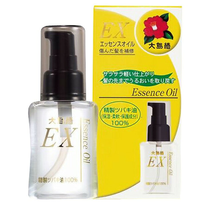 楽天市場】大島椿EX エッセンスオイル 40ml 本体 透明・無臭の精製  